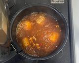 肉団子ねぎキムチ椎茸チーズの辛ラーメン作り方2写真