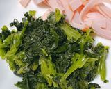 厚揚げのほうれん草とハムの挟み焼き作り方3写真