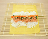 介護食　節分　恵方巻き（たまご巻き寿司）作り方12写真