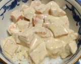 サーモンクリームチーズ丼作り方4写真