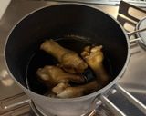かんたん酢と麺つゆの素だけで作る！手羽元の煮物作り方6写真