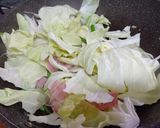 柔らかキャベツとベーコンアスパラ炒め作り方4写真