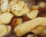 里芋と油揚げの煮物作り方5写真