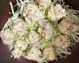 ぷりぷり海老と枝豆のふんわり豆腐蒸しあんかけ作り方5写真