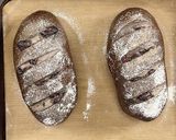 クランベリーとWチョコのカンパーニュ作り方11写真