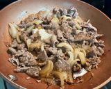 牛肉と玉ねぎの甘辛仕立て作り方6写真
