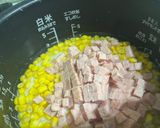 スパムとコーンで簡単炊き込みドライカレー作り方6写真