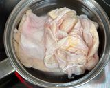 鶏皮の焼き鳥　茹で皮バージョン作り方1写真