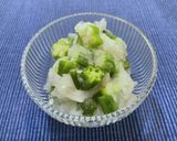 初夏の一品、万能薬味♡オクラのおろし和え作り方6写真
