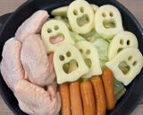 わが家の定番 子どもが喜ぶハロウィン鍋作り方4写真