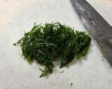 青じそと梅干しとちくわの簡単冷やし蕎麦作り方3写真