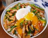 ⭐タレを極めた⭐豚にら焼肉スタミナ丼🤩作り方7写真