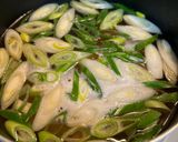 生姜で温か♪ねぎと豆腐のかきたまスープ作り方3写真