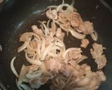 豚バラ肉とアスパラの焼きうどん作り方6写真