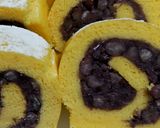 ★低糖質‼おからで作る粒あんロールケーキ作り方9写真