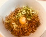 10分調理、袋麺で味噌煮込み風焼きそば作り方3写真
