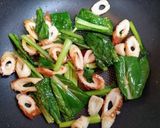 簡単夕飯ちくわと小松菜のスタミナ炒め節約おつまみ作り方6写真
