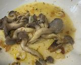 ヒラタケと菜の花のササッとペペロンチーノ作り方4写真