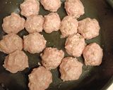 揚げない！豚ひき肉のしめじ入りミートボール作り方5写真