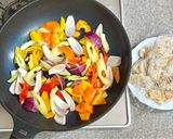 鶏むね肉とカラフル野菜のソテー作り方4写真
