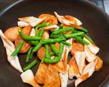 さつま揚げとちくわとインゲンの醤油炒め作り方5写真