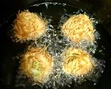 海老と枝豆の素麺揚げ作り方5写真