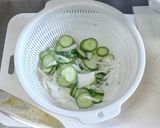 チキンサラダでマカロニサラダ作り方1写真