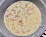 豆乳レモンクリームパスタ風～蕎麦～♡！作り方6写真