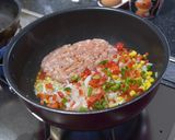 鶏ひきで☆ガパオライス作り方2写真
