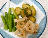 オマール海老のソースでホタテとエビと野菜作り方4写真
