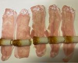 「和風ちくわチーズの肉巻き」作り方1写真