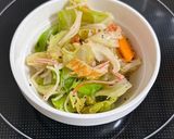 キャベツとちくわのゆかり和え作り方6写真