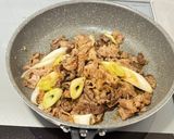 黒毛和牛とネギの焼肉😃作り方2写真