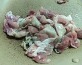 豚コマと九条ネギの炒め物作り方2写真