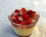 ひな祭り🎎市販のプリンで❣️春色🍓苺プリン作り方5写真