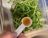 レンチン😋豆苗と冷凍あさりのごま油香る酒蒸し作り方2写真
