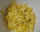 簡単　食用菊と厚揚げの蕎麦つゆ煮作り方2写真