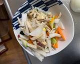 お一人様野菜たっぷり洋風オイトマト味炒飯作り方8写真