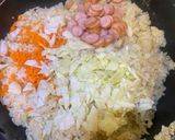 ウインナーDEもち麦チャーハン作り方6写真