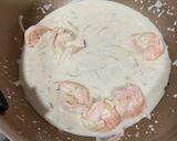 エビと玉ねぎのクリームパスタ作り方3写真