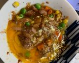 全てレンジレモン中華風親子丼味炒飯弁当作り方7写真