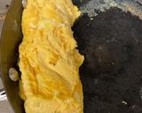 出汁巻き卵のどんぶり　大人限定朝ごはん作り方5写真