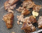ハンバーグで作るミートソースパスタ作り方2写真