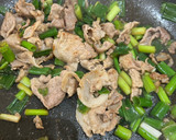 豚肉と小ネギの卵炒め作り方3写真