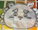 キャラクターケーキ・ちいかわ作り方4写真