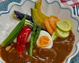 彩り野菜で夏色カレー♪作り方7写真