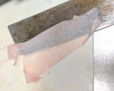 マグロの皮についた脂身でネギ巻き作り方2写真