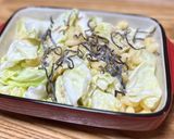 漬け物の素と塩昆布で和風マカロニキャベツ作り方5写真