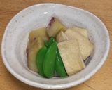さつま芋と油揚げの煮物作り方4写真