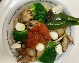 トマトソースで食べる焼きじゃがいもサラダ作り方5写真